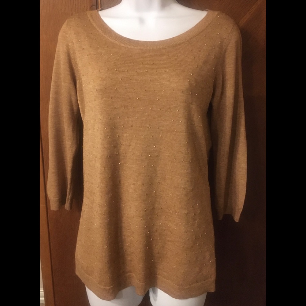 Banana Republic Beaded Sweater, sz M